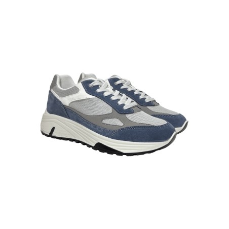 Igi&Co 7637800 sneakers uomo in camoscio jeans