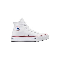 Converse Ctas Eva Lift HI 372860C sneakers bambina in tessuto white/garnet/navy
