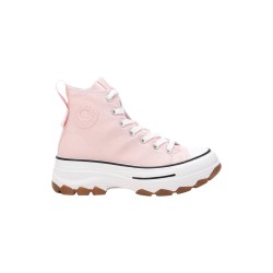Refresh 172476 sneakers donna in tessuto rosa nude