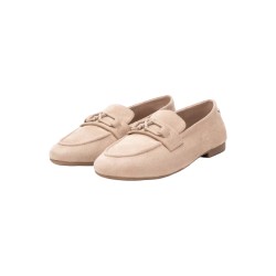 Xti 144069 mocassini donna in camoscio beige 2