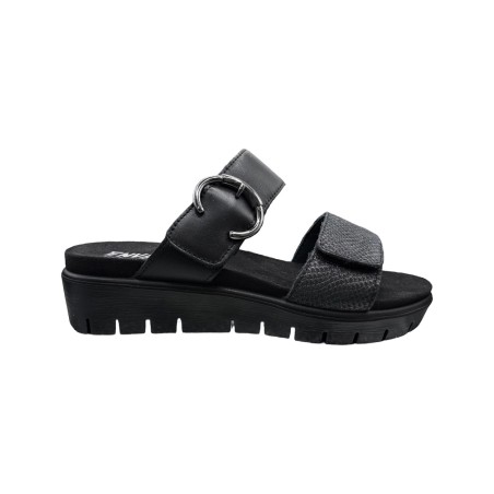Enval Soft 7790100 sandali donna in pelle nero