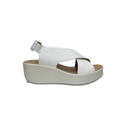 Igi&Co 7665744 sandali donna in pella bianca