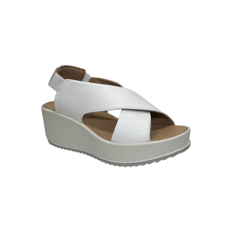 Igi&Co 7665744 sandali donna in pella bianca