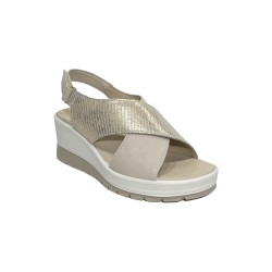 Igi&Co 7664744 donna sandali in pelle platino 2