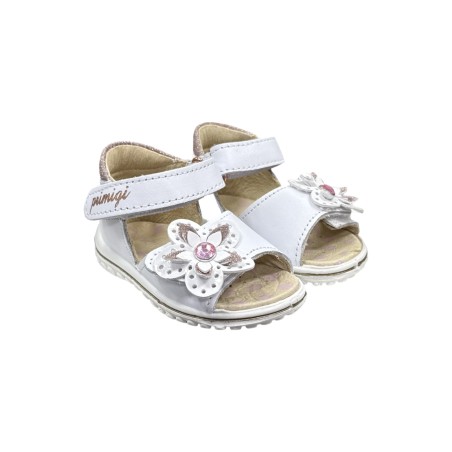 Primigi 7864866 sandali bambina in pelle bianco