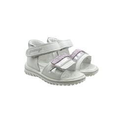Primigi 7865222 sandali bambina in pelle laminato bianco