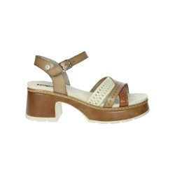Refresh 172693 sandali donna in similpelle beige multicolor