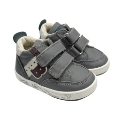 Balducci Soft CITA 5668R sneakers bambino primi passi in pelle grigio