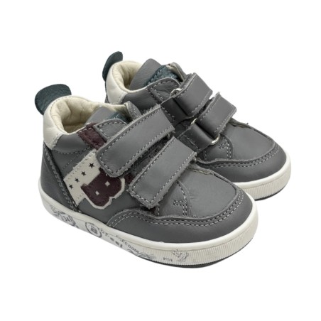 Balducci Soft CITA 5668R sneakers bambino primi passi in pelle grigio