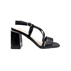 Keys K-10782 sandali donna in pelle nero
