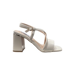 Keys K-10782 sandali donna in pelle bianco