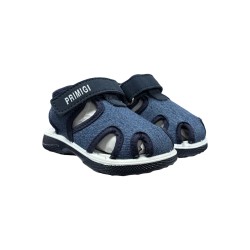 Primigi 7862722 sandali bambino in pelle e tessuto blu