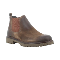 EXTON 780 stivaletti uomo in pelle beige scuro