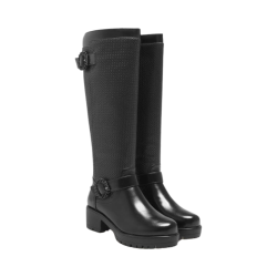 Solo Soprani SOLO22ST 216 stivali donna in pelle nero