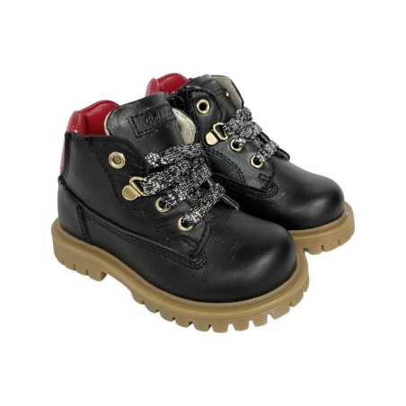 Balducci Soft MATRIX 2203 stivaletti bambina primi passi in pelle nero