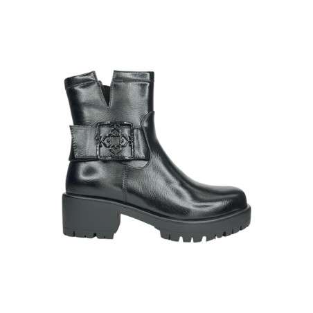 Solo Soprani SOLO32TR 214 stivaletti donna in similpelle nero