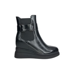 Solo Soprani SOLO32TR 212 stivaletti donna in similpelle nero