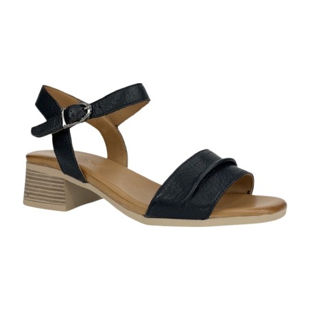 Keys K-7941 sandali donna in vera pelle nero