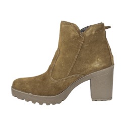 IGI&CO 4661722 stivaletti donna con tacco in camoscio cognac 2
