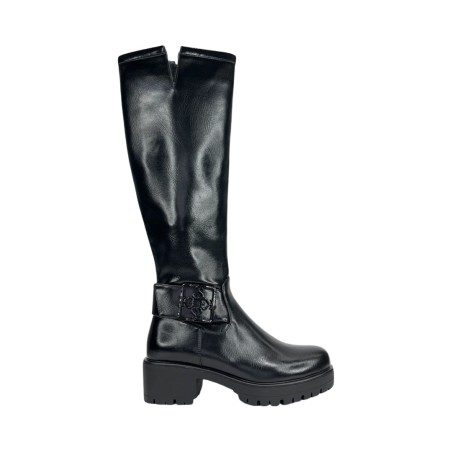 Solo Soprani SOLO32ST 215 stivali donna in similpelle nero