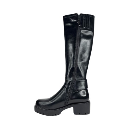 Solo Soprani SOLO32ST 215 stivali donna in pelle nero