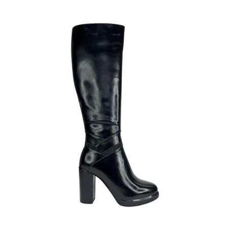 Solo Soprani SOLO32ST 324 stivali donna in pelle nero