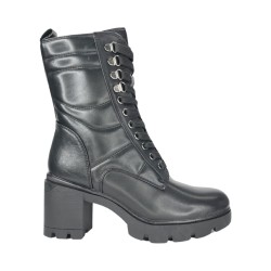 KEYS K-8692 stivaletti donna in pelle nero