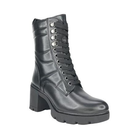 KEYS K-8692 stivaletti donna in pelle nero