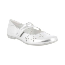 Primigi 3920422 ballerine bambina in pelle laminata argento