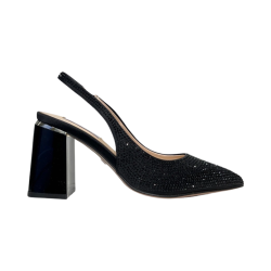 Keys K-9292 sandali donna in raso nero