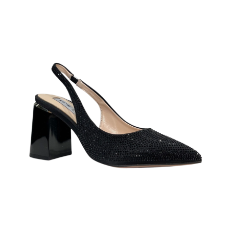 Keys K-9292 sandali donna in raso nero