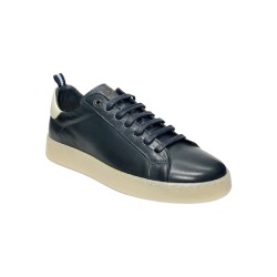 EXTON 324 sneakers uomo in pelle blue 2