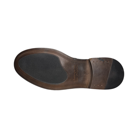 EXTON 572 mocassini uomo in pelle abrasivato nero