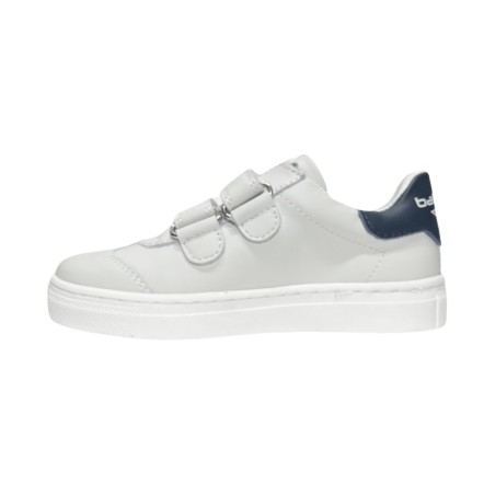 Balducci BUTT1841 sneakers bambino in pelle bianco e blu
