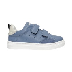 Balducci Kids BUTT1839 sneakers bambino in pelle color jeans