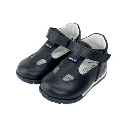 Balducci CITA1004 scarpe occhiello bambino in pelle blu