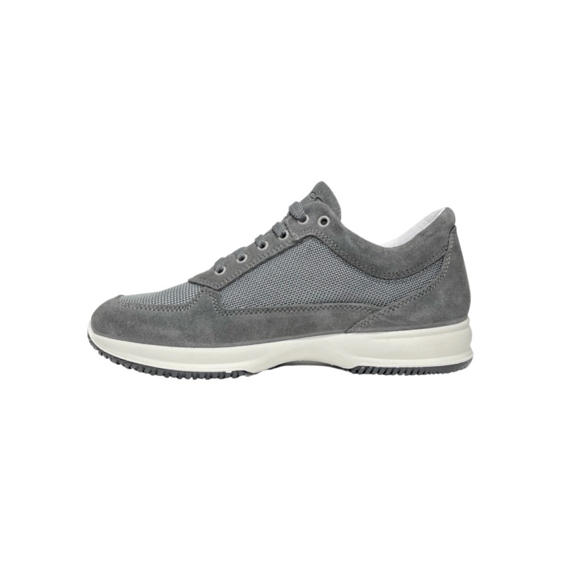 Igi&Co 7621111 sneakers uomo in camoscio grigio