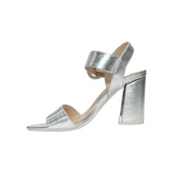 SOLO SOPRANI SOLO41SA 333 sandali donna con tacco in similpelle argento 2