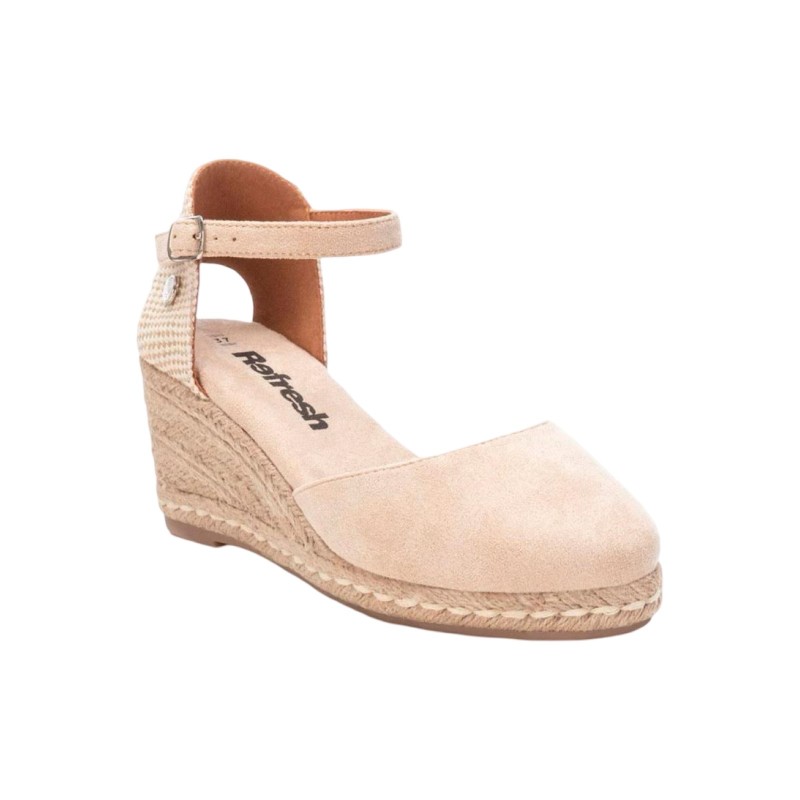 Refresh 170770 sandali donna in camoscio beige