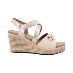 Igi&Co 5673822 sandali donna in pelle naturale panna