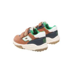 Primigi 2948022 sneakers bambino in pelle marrone 2