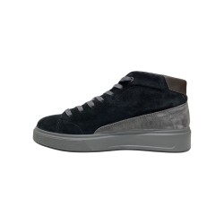 Igi&Co 6635322 sneakers uomo in camoscio blu notte 2