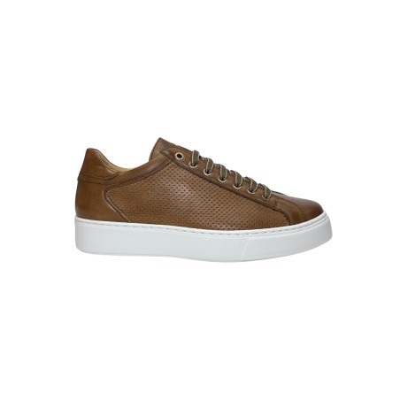 Exton 512 sneakers uomo in pelle color cognac