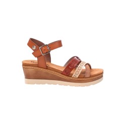 Refresh 172682 sandali donna in similpelle camel multicolor
