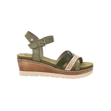 Refresh 172682 sandali donna in similpelle color kaki