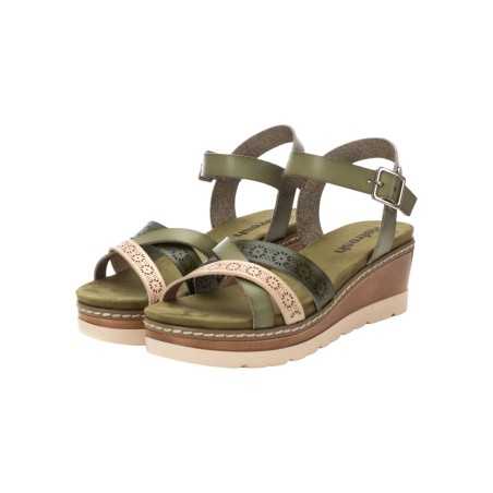 Refresh 172682 sandali donna in similpelle color kaki