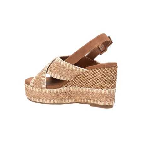 Xti 143821 sandali donna in tessuto taupe