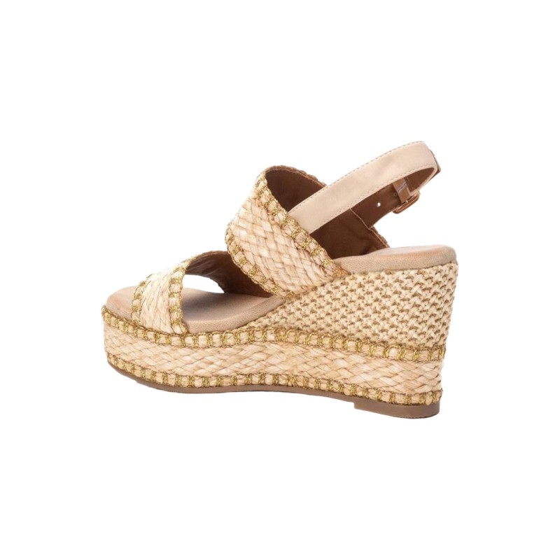 Xti 143820 sandali donna in tessuto taupe