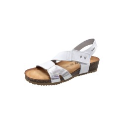 Igi&Co 7698411 sandali donna in pelle bianco silver 2