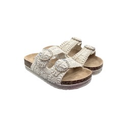 Solo Soprani Beach SSW519N34 sandali mare donna in tessuto bianco